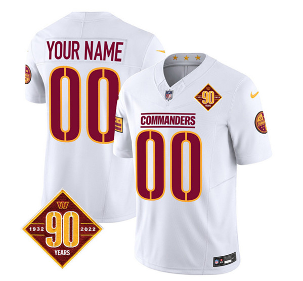 Custom Washington Commanders Vapor F.U.S.E. Limited Jersey